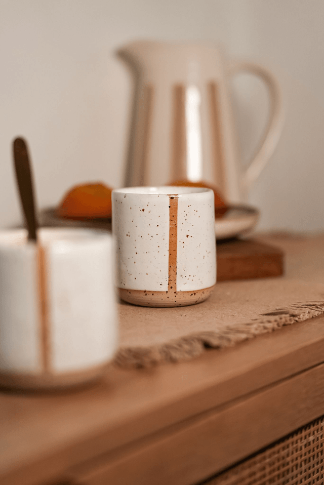 Bougie artisanale "Boissons chaudes" Mimpito Studio x Keira Ceramic